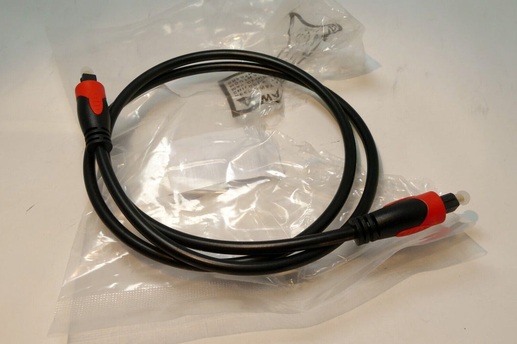 Optical Cable Digital Audio Sound Fiber Optic SPDIF Cord Wire 34" long