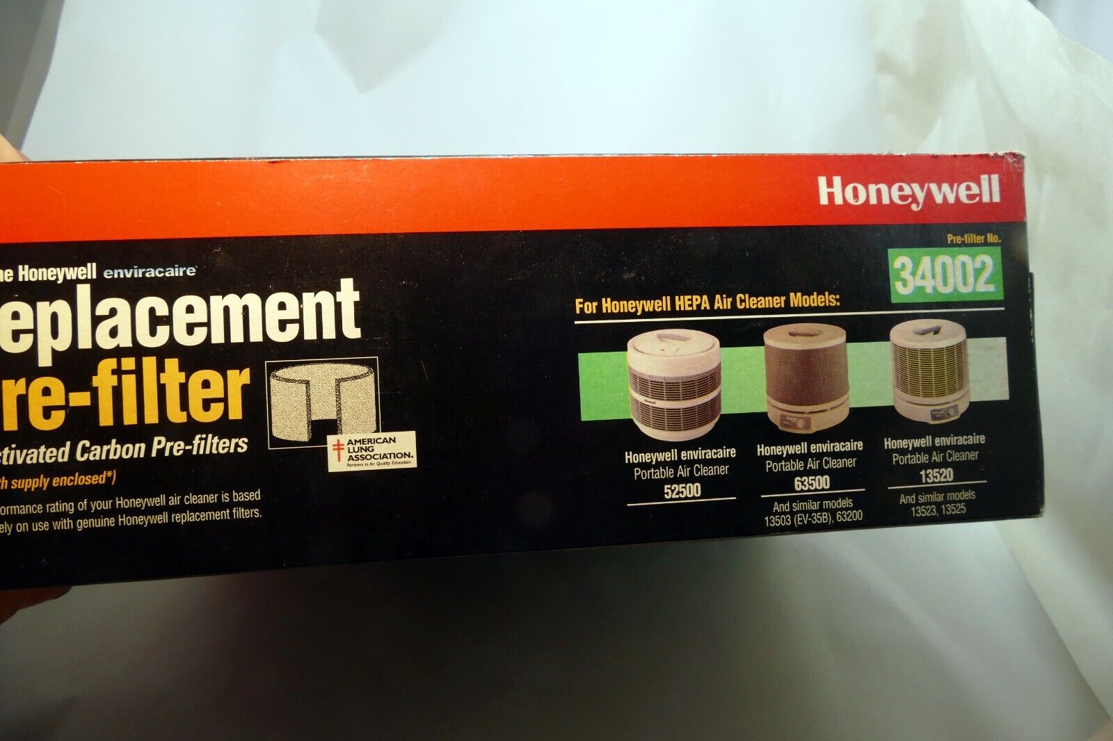 HONEYWELL REPLACEMENT PRE-FILTER 34002, 38500, 36400 CARBON FILTERS 2 Pack