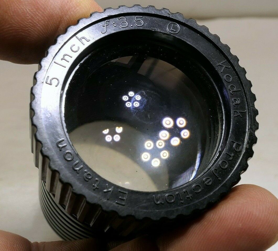 Kodak Projection Ektanon  5" f3.5 vintage - AS IS with haze needs cleaning 