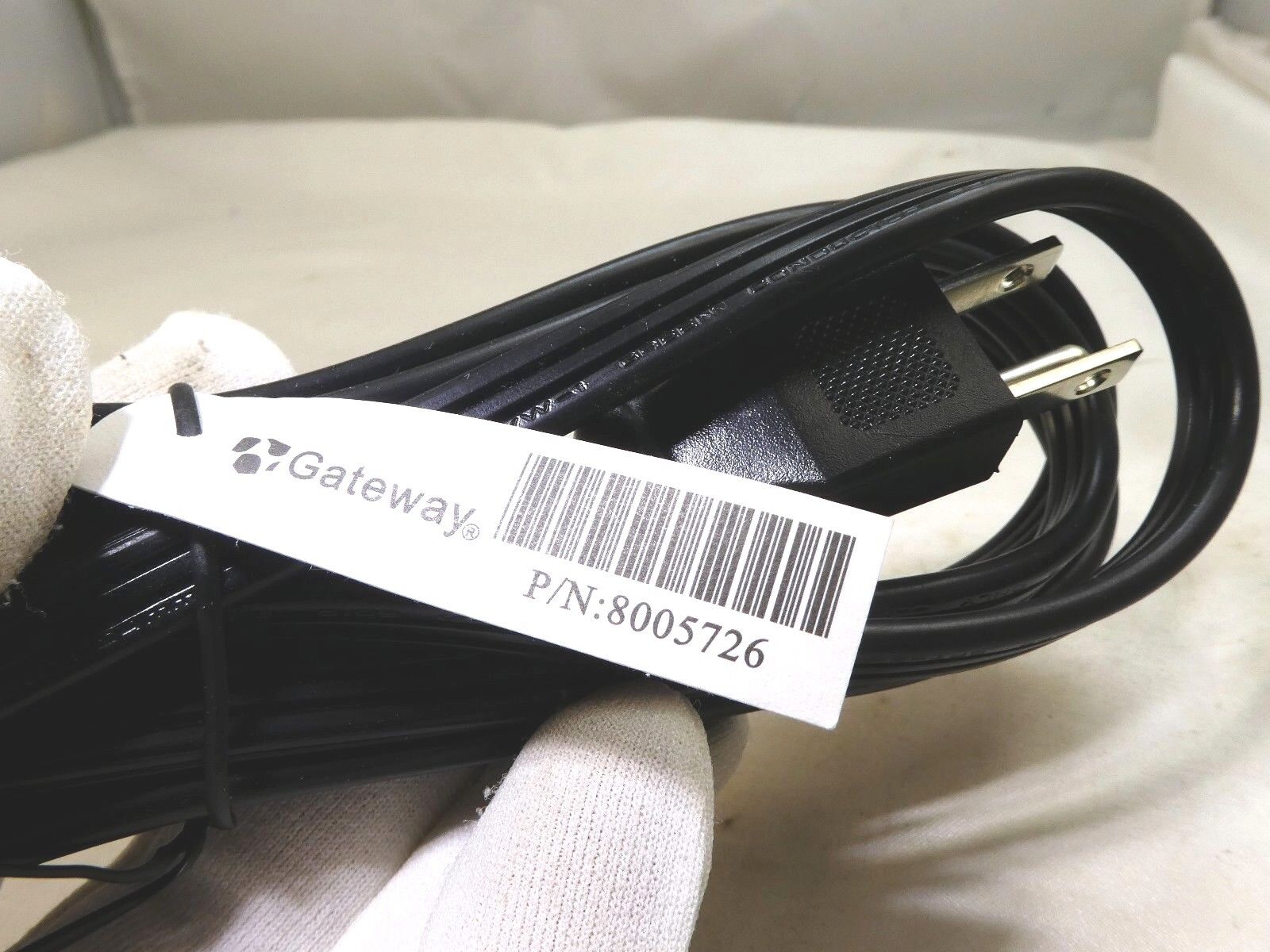 Gateway 600YG2 Monitor PC 3-Prong 8005726 Power Cord Cable 6 feet Genuine OEM