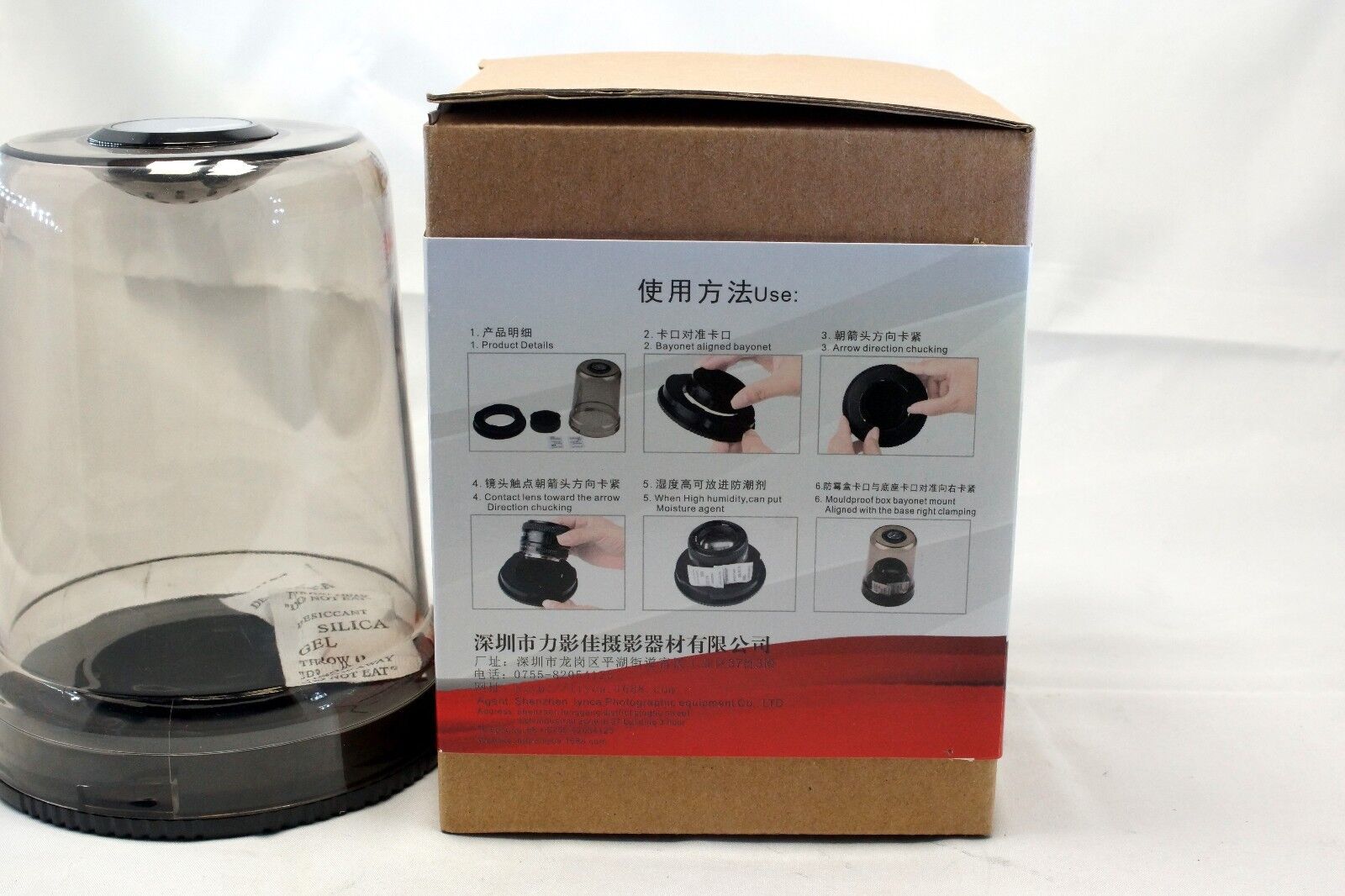 Mold Fungus Dust Moisture Proof Protective Lens Case Bubble for Canon EF -S EOS