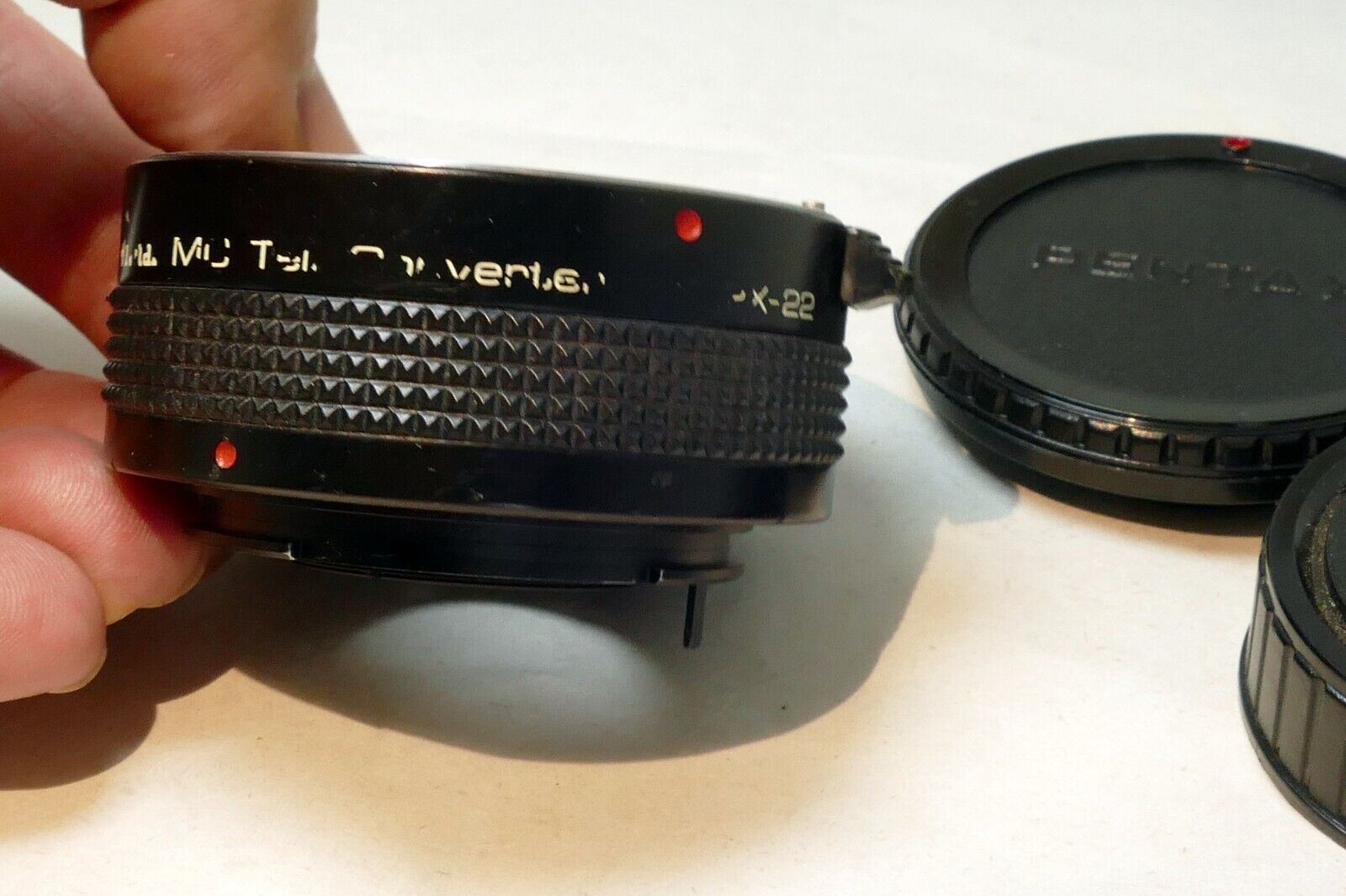 Vivitar Multi-Coated 2X Lens teleconverter for Pentax K PK mount manual focus