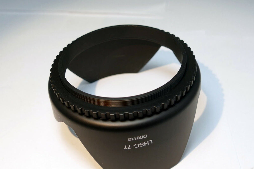 77mm Plastic Lens Hood Shade petal flower shaped