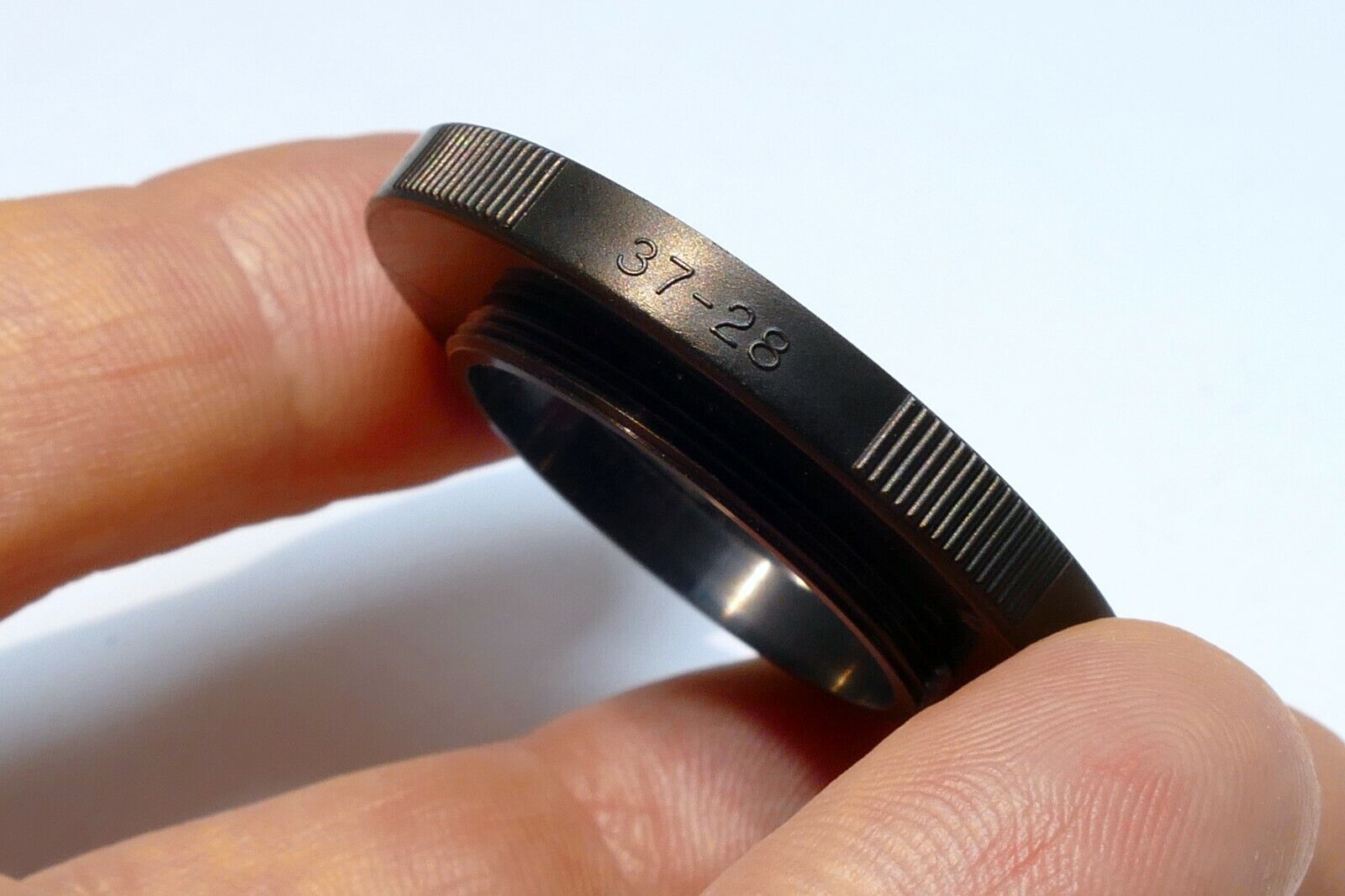 28mm to 37mm Step Up Plastic  lens ring adapter  screw in threaded