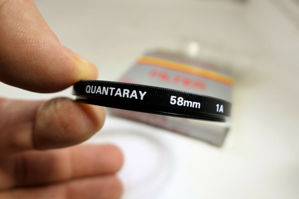 Quantaray 58mm 1A Skylight Lens filter made in Japan Boxed