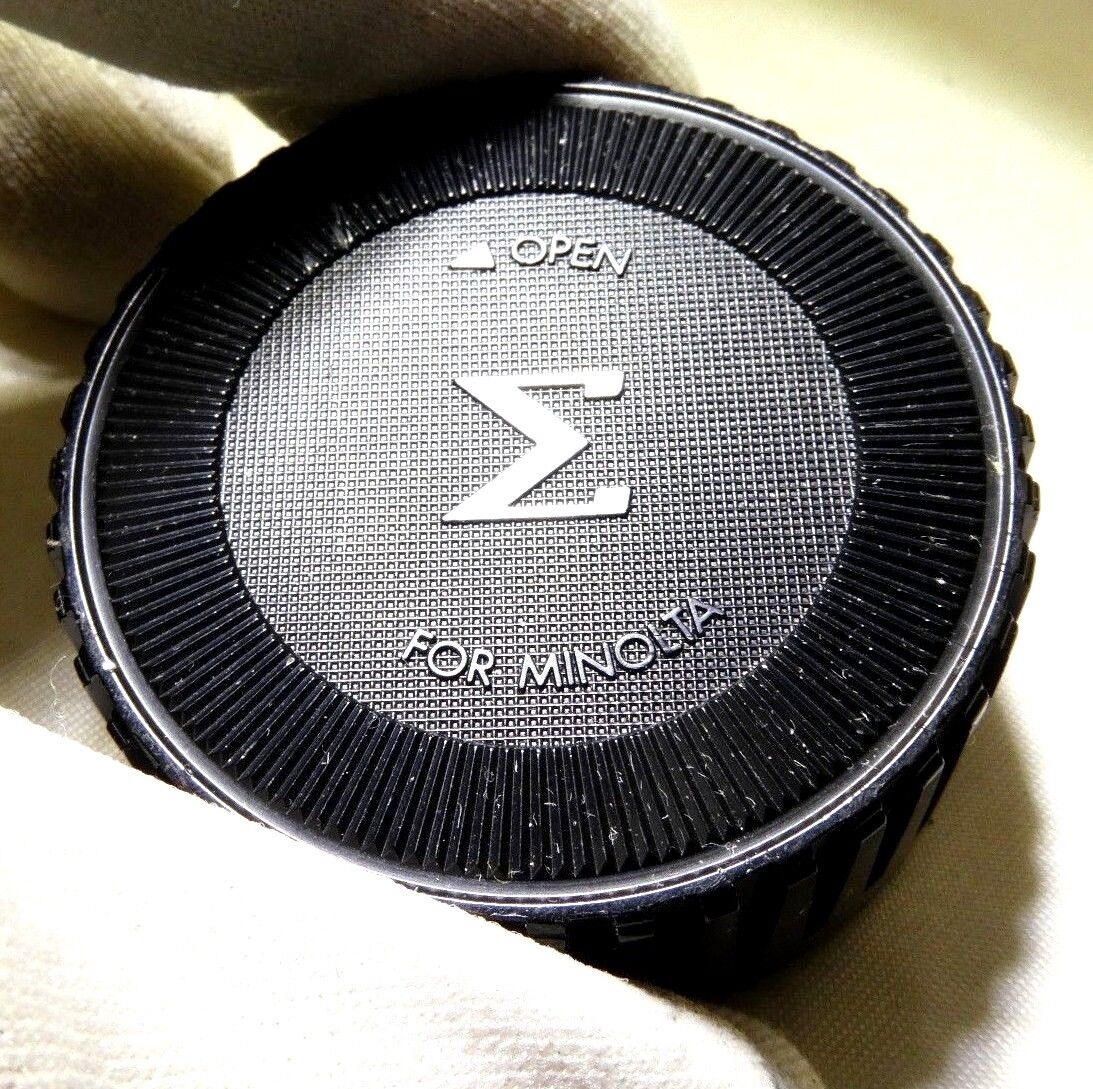 Sigma  MD bayonet lens mount Rear Lens Cap for Minolta MC MD manual focus