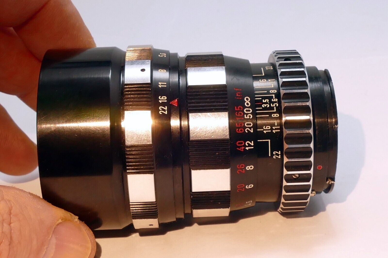 Enna-Munchen Tele-Ennalyt 135mm f3.5 Lens Exakta mount zebra