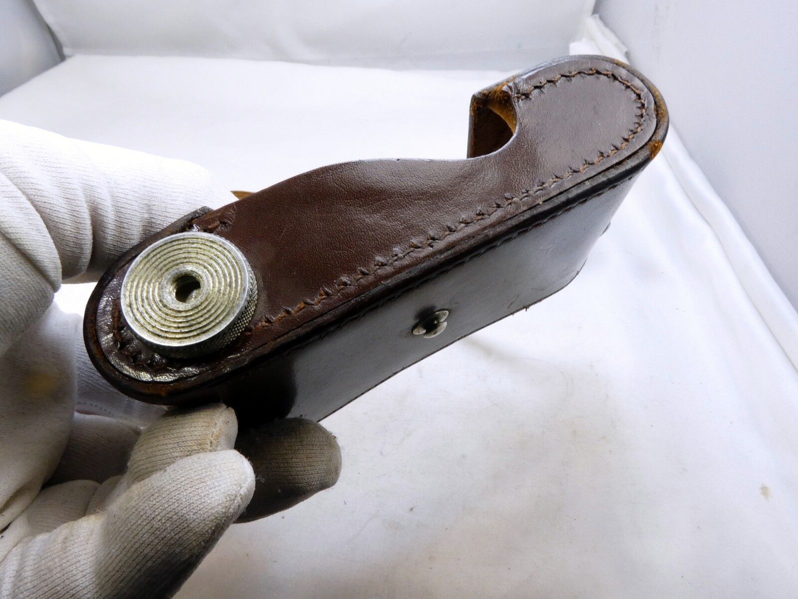 Leather Camera Case vintage lower part only rangefinder Metrawatt AG Nurnberg