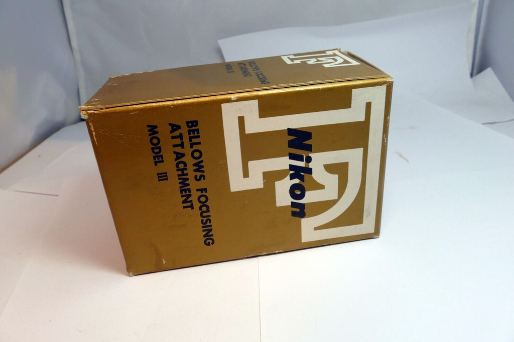 Empty Box for  Nikon Bellows Focusing Attachment Model III  ( an empty box only)