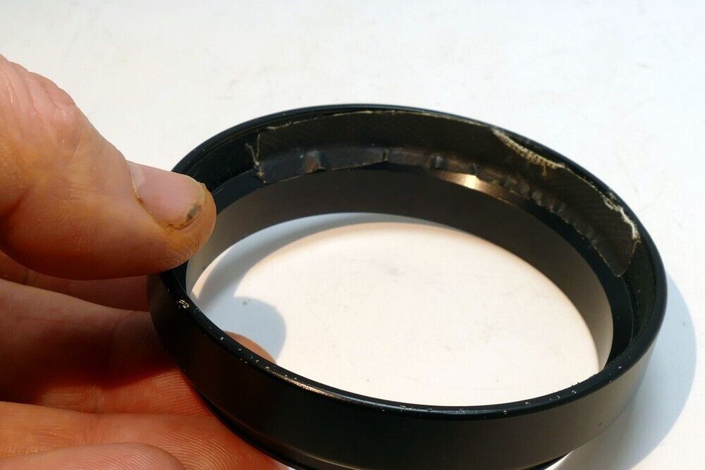 Lens slip on type metal  hood or lens ring 73mm ID
