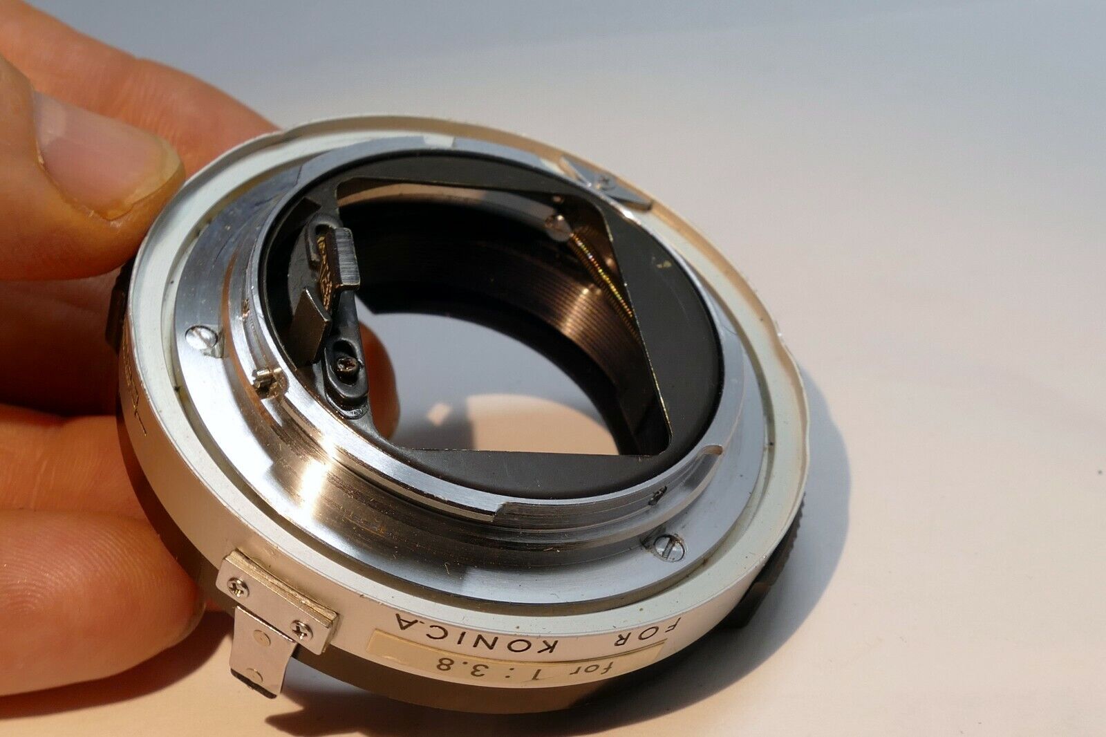 Tamron Adaptall (f3.8) to Konica AR Mount adapter lens ring mount telephoto zoom