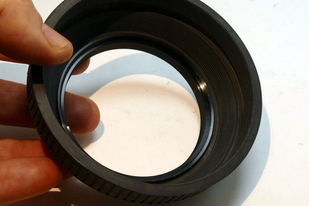 72mm Rubber Lens Hood Shade double threaded zoom 28-200mm