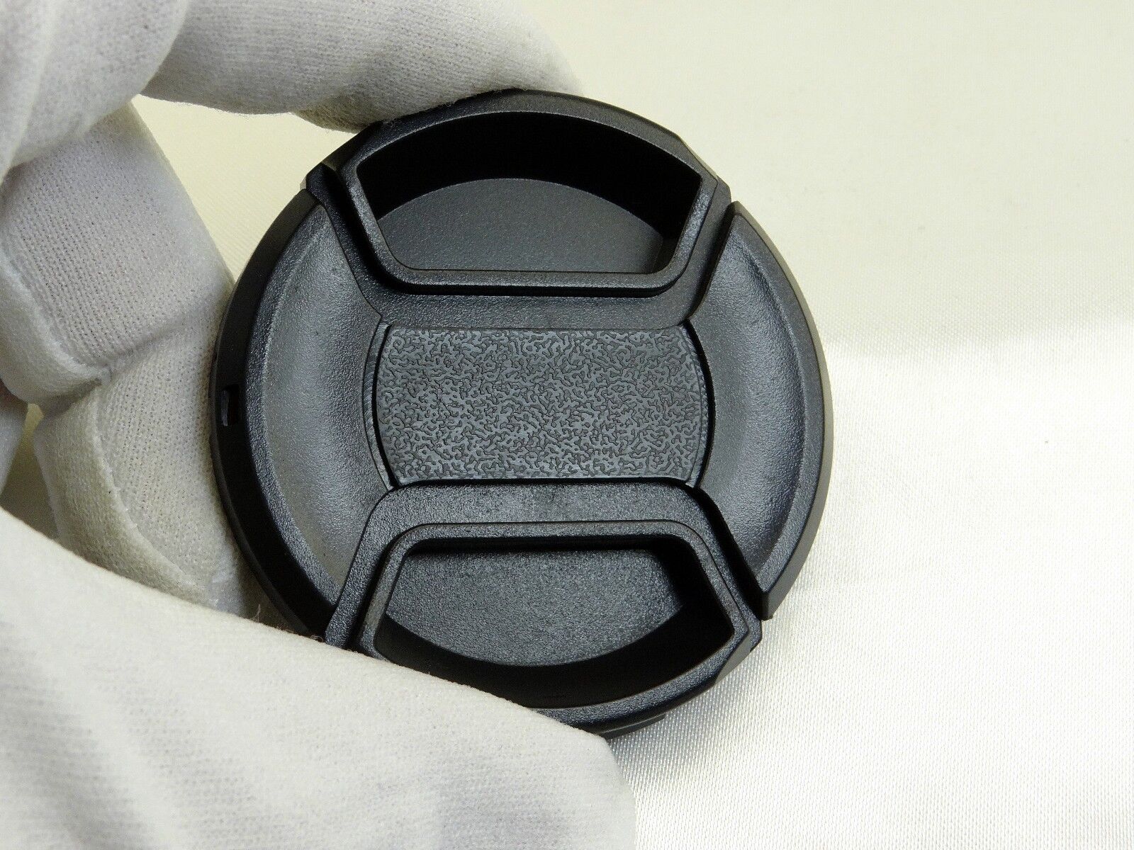 LC-55 55mm Lens Front Cap  Snap on type generic Black plastic