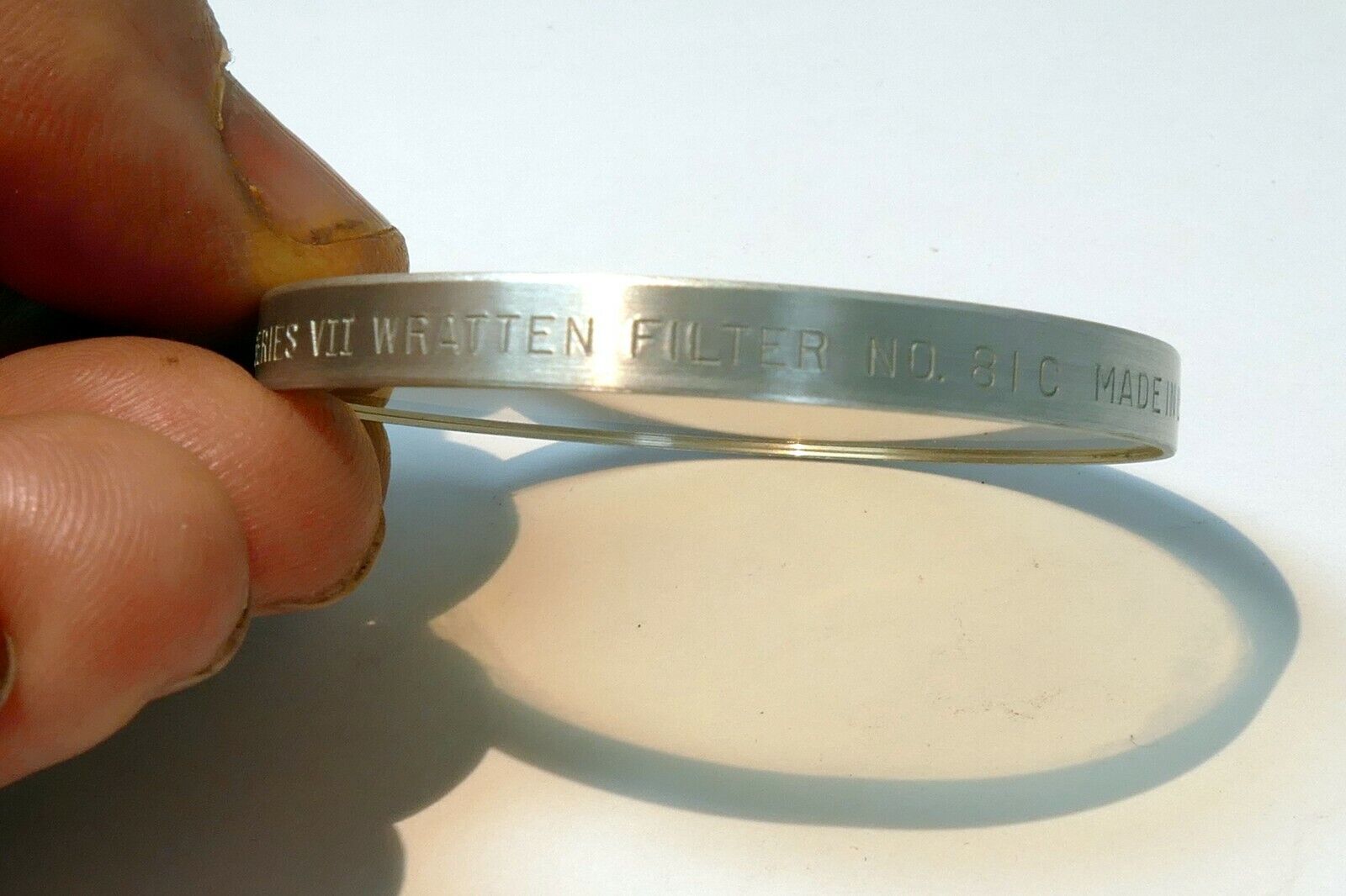 Kodak Wratte Series 7 VII 50.8mm filter drop in 81C Color Conversion warming sky