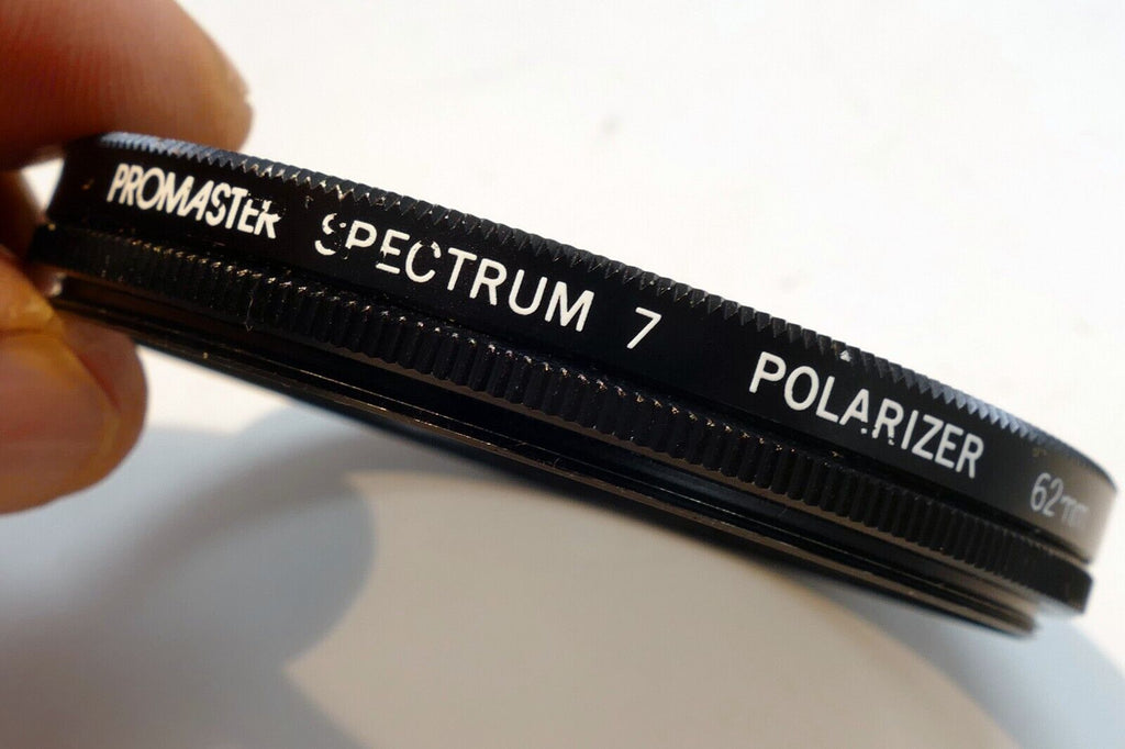 Promaster 62mm Lens Filter Polarizer PL Spectrum 7  rotating