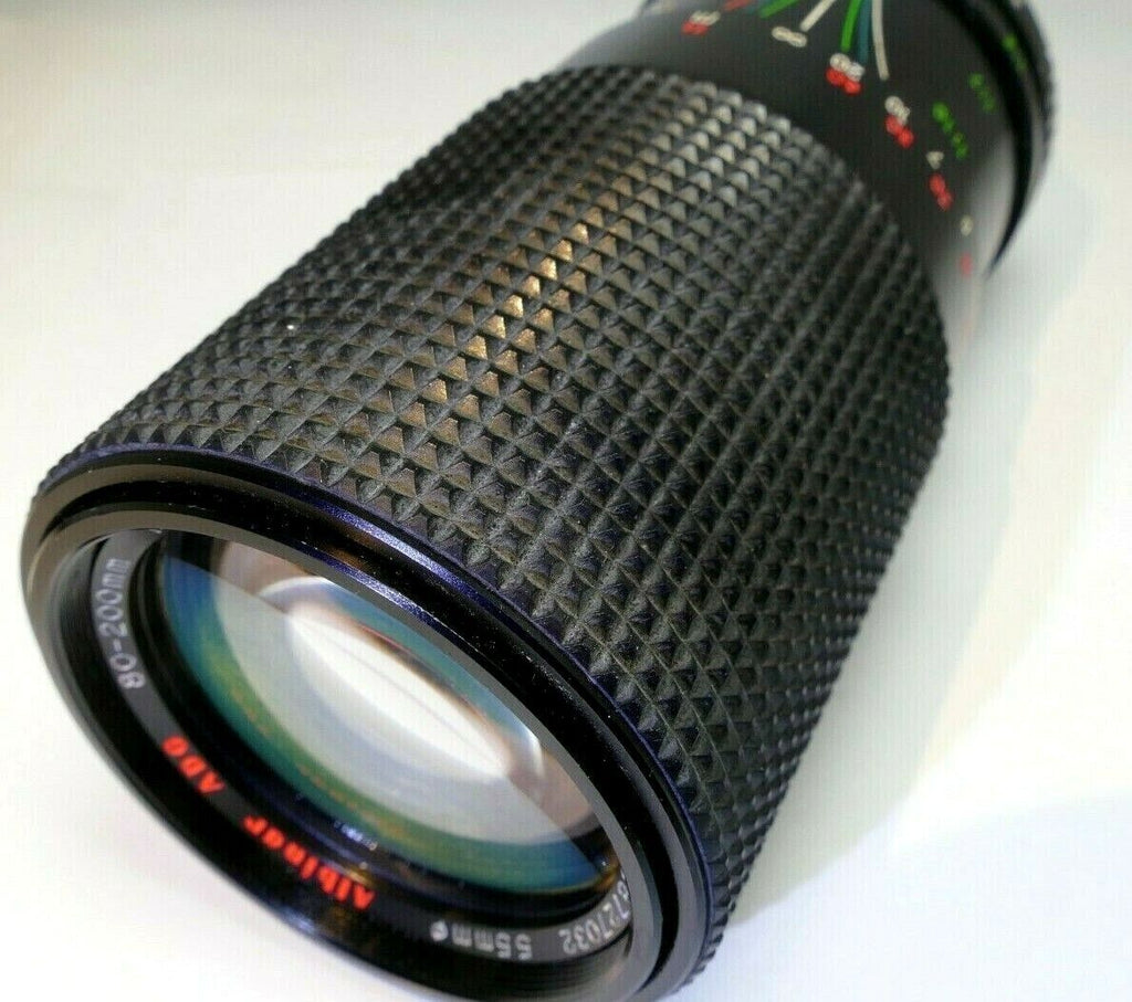 Albinar ADG 80-200mm f3.9 Minolta MD lens mount telephoto  manual focus zoom