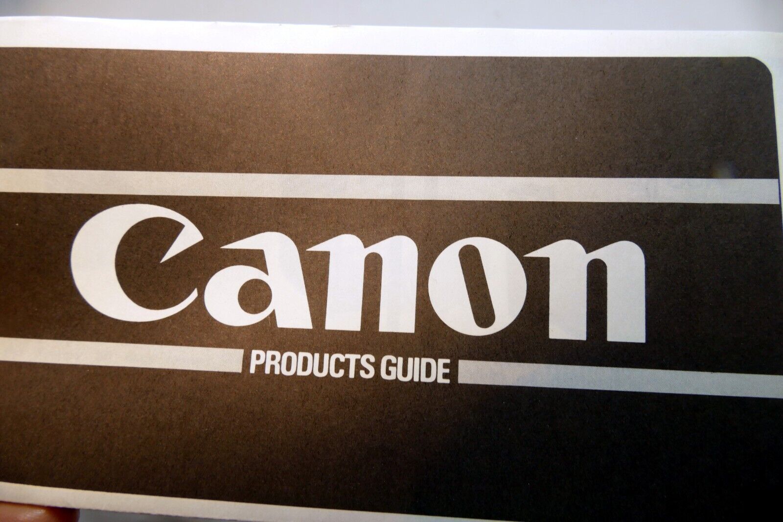 Canon Products F1 A-1 G-III 17 28 Brochure Advertisement vintage camera 1970's