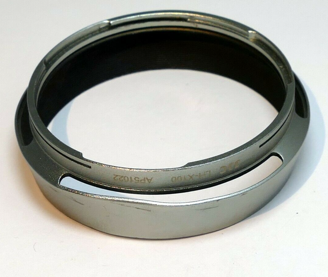 LH-JX100 LA-49X100 Lens Hood for Fujifilm X100 X100S cameras shade AS IS damaged
