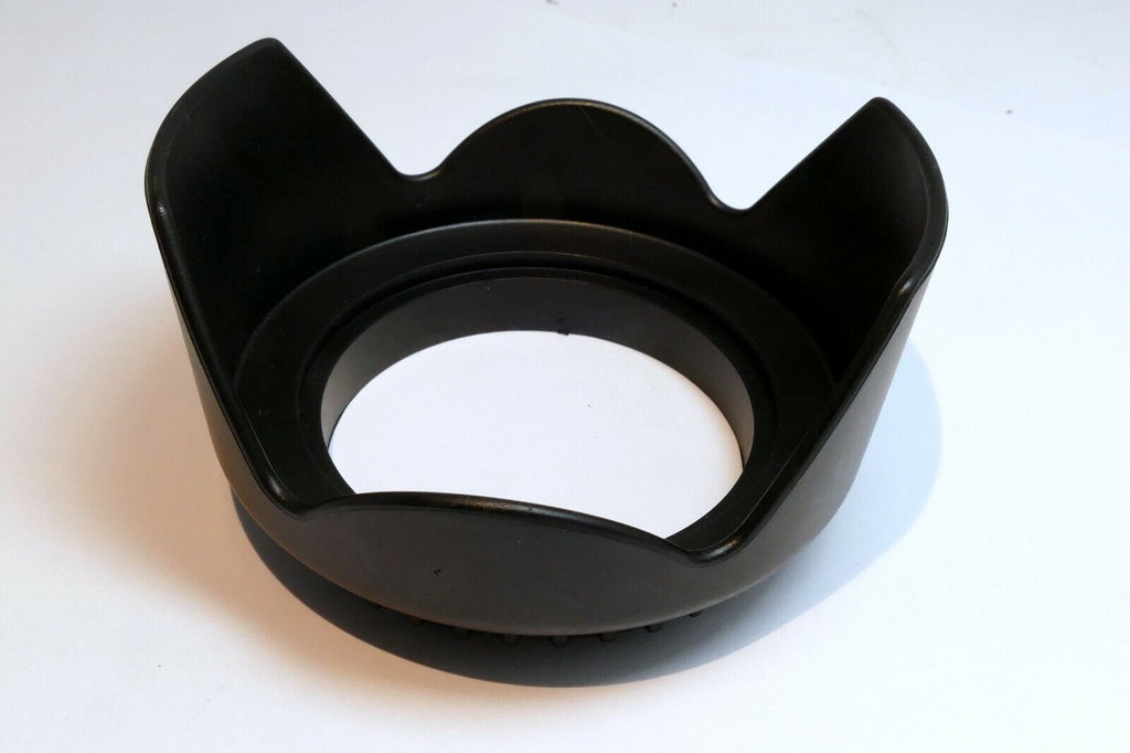 55mm Lens Hood Shade threaded plastic petal shaped  for 50mm f1.8 f1.4