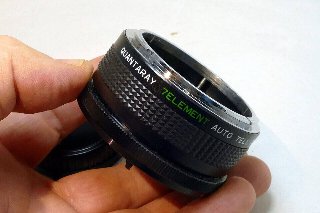 Quantaray 2X Lens Teleconverter Extender for Canon FD/FL manual focus 7-element
