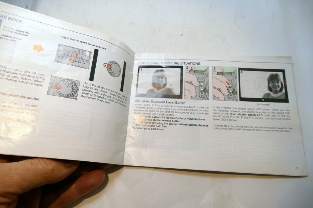 Nikon N2020 AF camera Instruction Guide Manual (missing cover) - OEM vintage