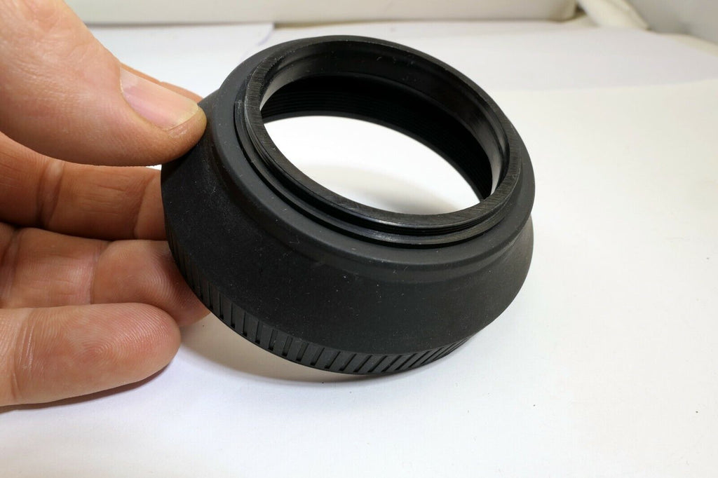 Lens Hood Shade Collapsible Rubber 52mm Telephoto double threaded for 135mm f2.8