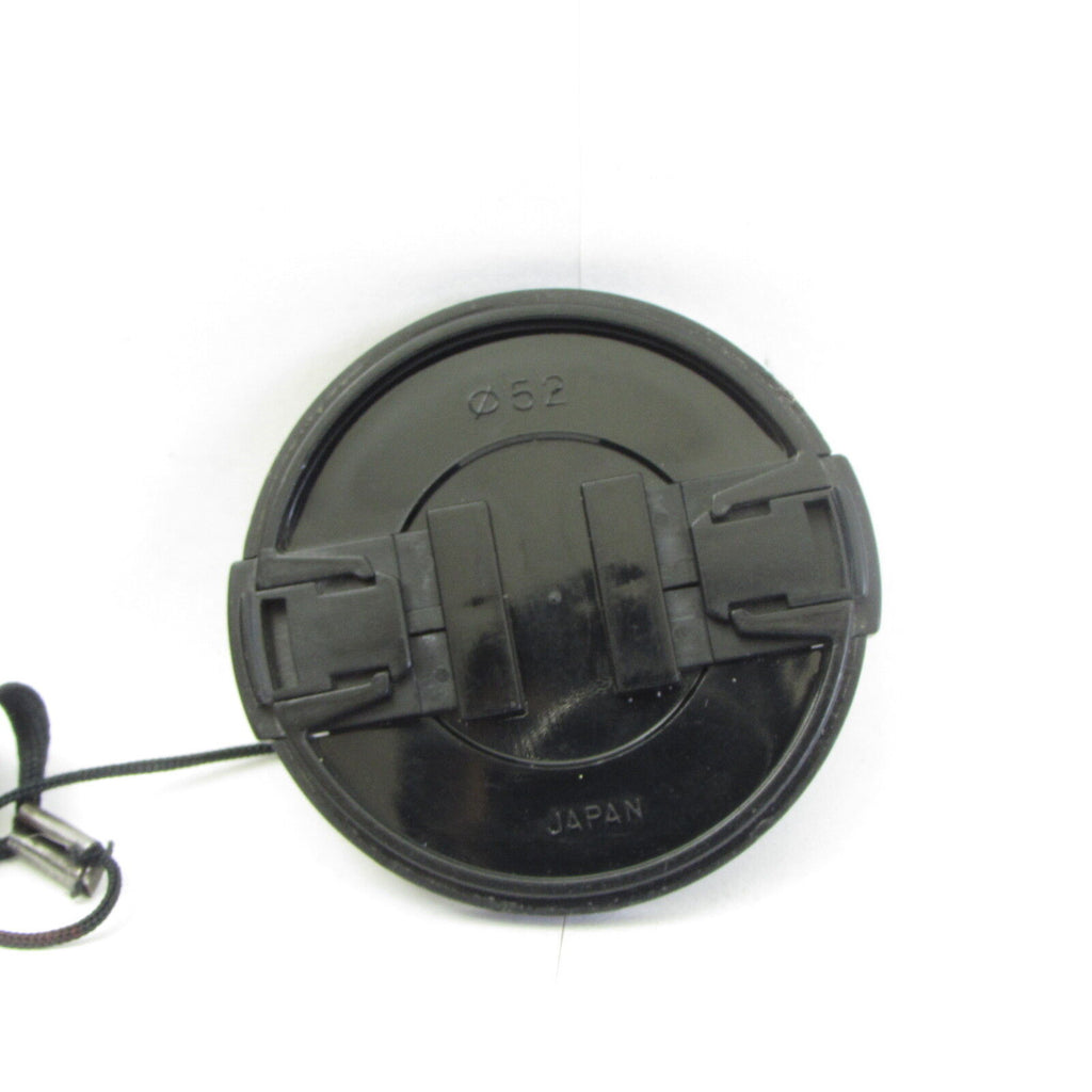 Genuine Tokina 52mm Lens Front Cap Snap on Type Japan with a string S211626