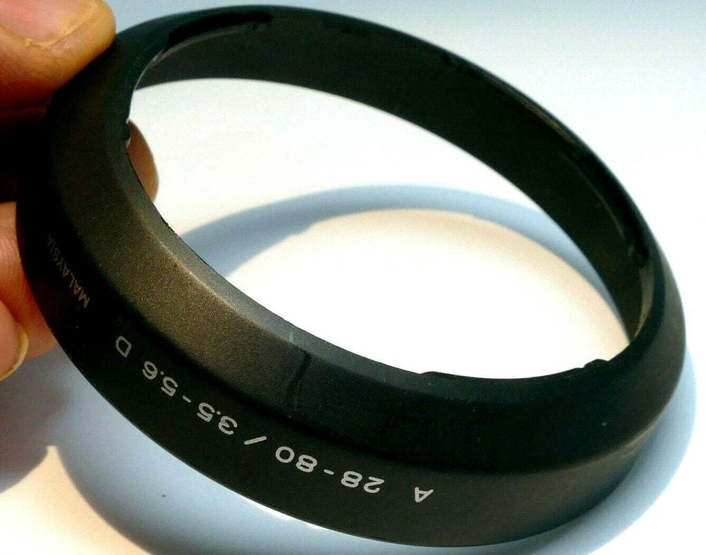 MINOLTA Shade Plastic Lens Hood For A 28-80mm f3.5-5.6 D Maxxum (55mm front rim