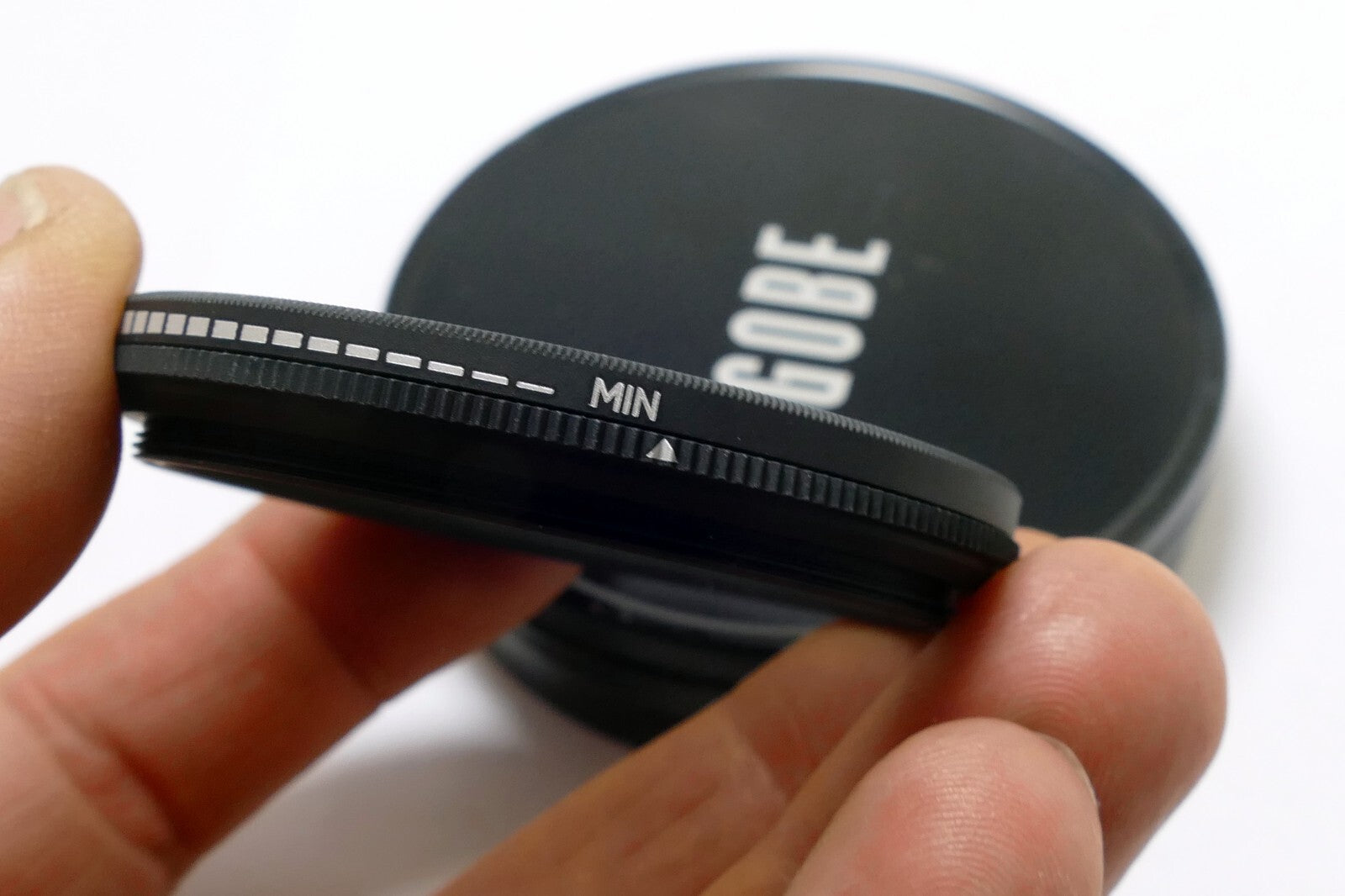 GOBE 55mm ND2-400 Variable ND Lens Filter 1-8.6 Stop Range C BL Min-max adjustab