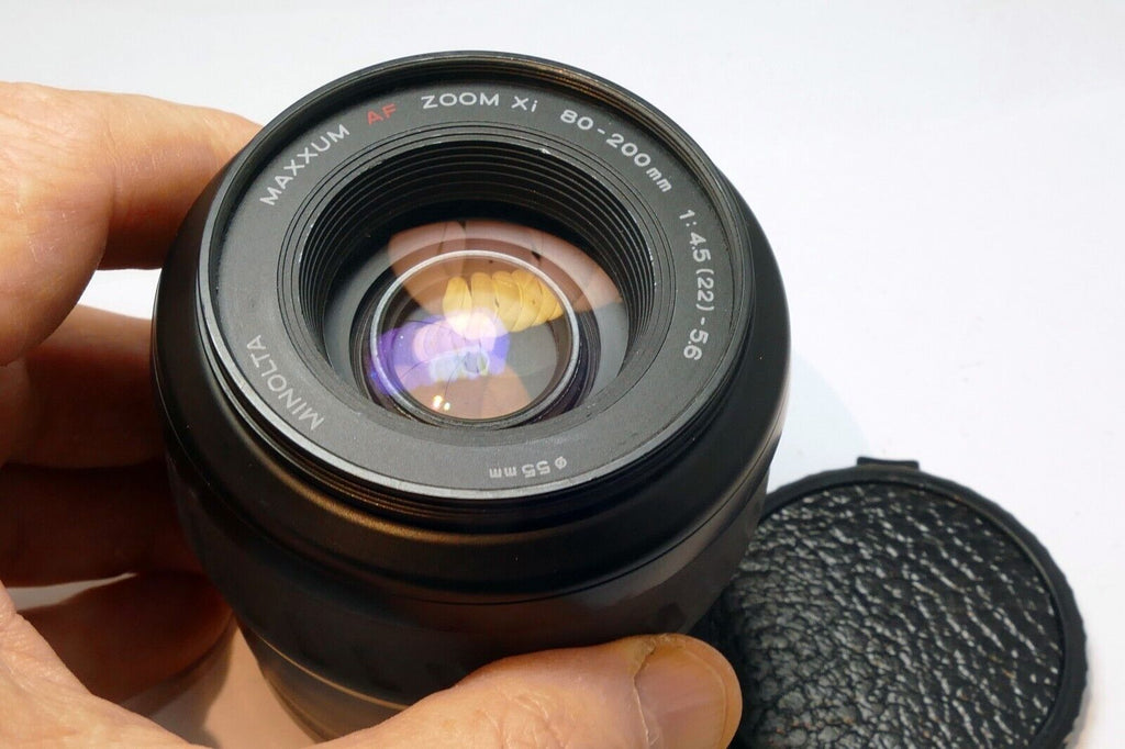 Minolta Maxxum 80-200mm f4.5-5.6 AF Lens For α37 α58 α68 - With Noisy AF Focus