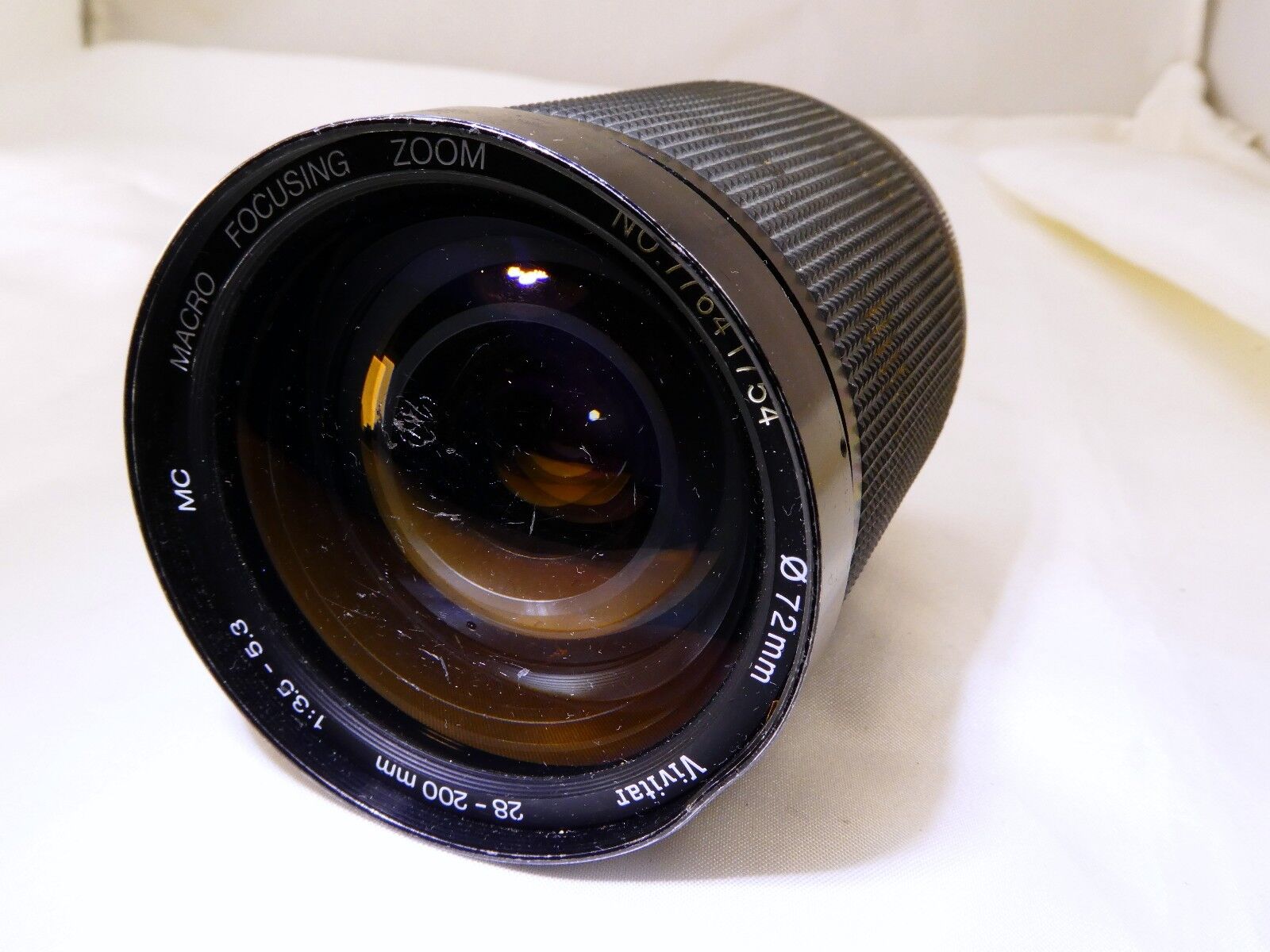 Vivitar 28-200mm F3.5-5.3 Manual Focus Lens For Pentax KA KR AS IS PARTS REPAIR