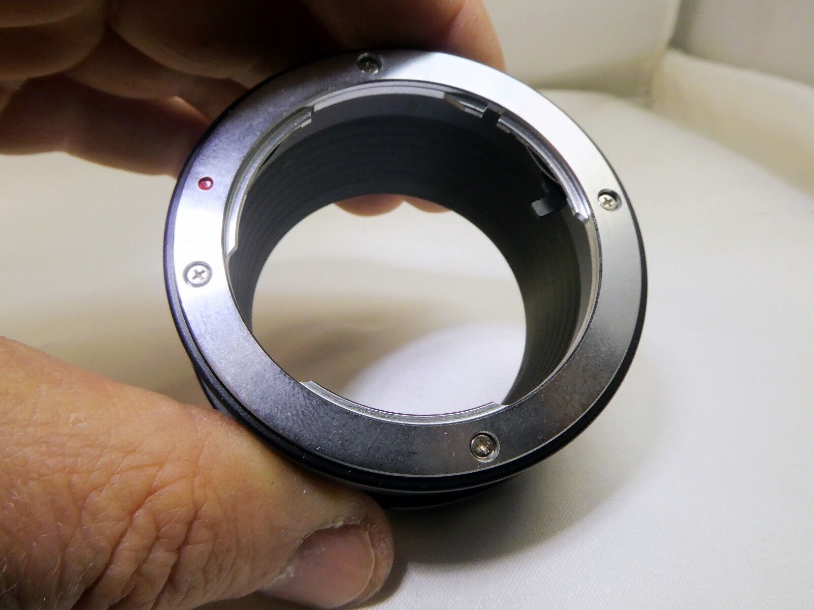 Olympus OM Lens mount adapter to Canon EOS R Full frame Mirrorless Camera
