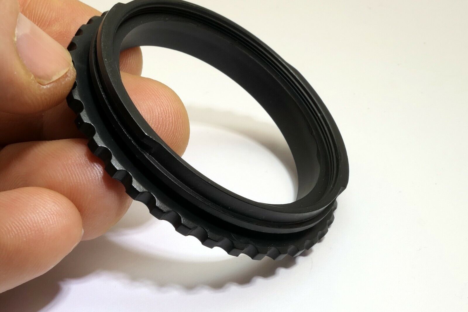 52mm Ring from plastic hood parts for lens  threaded