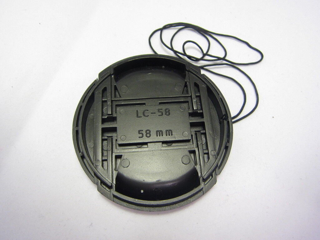 Generic Front Lens Cap 58mm LC-58 with a string for 18-55mm EF-S IS zoom