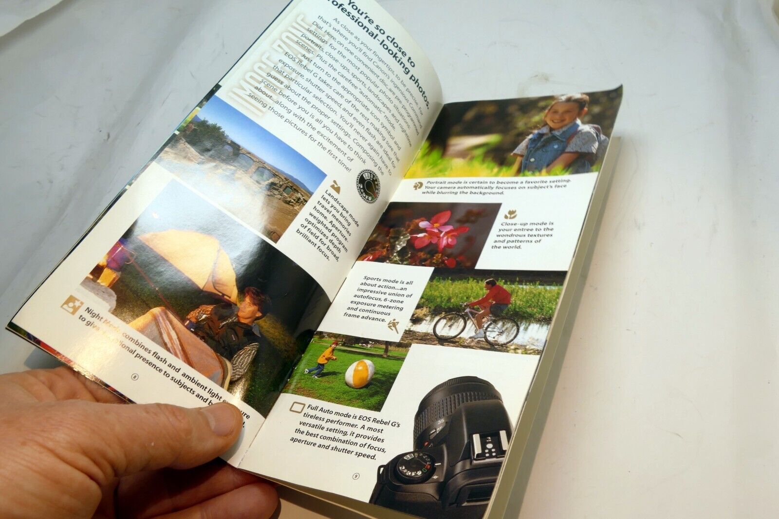 Canon EOS REBEL G 35mm  Camera Brochure Sales Advertisement