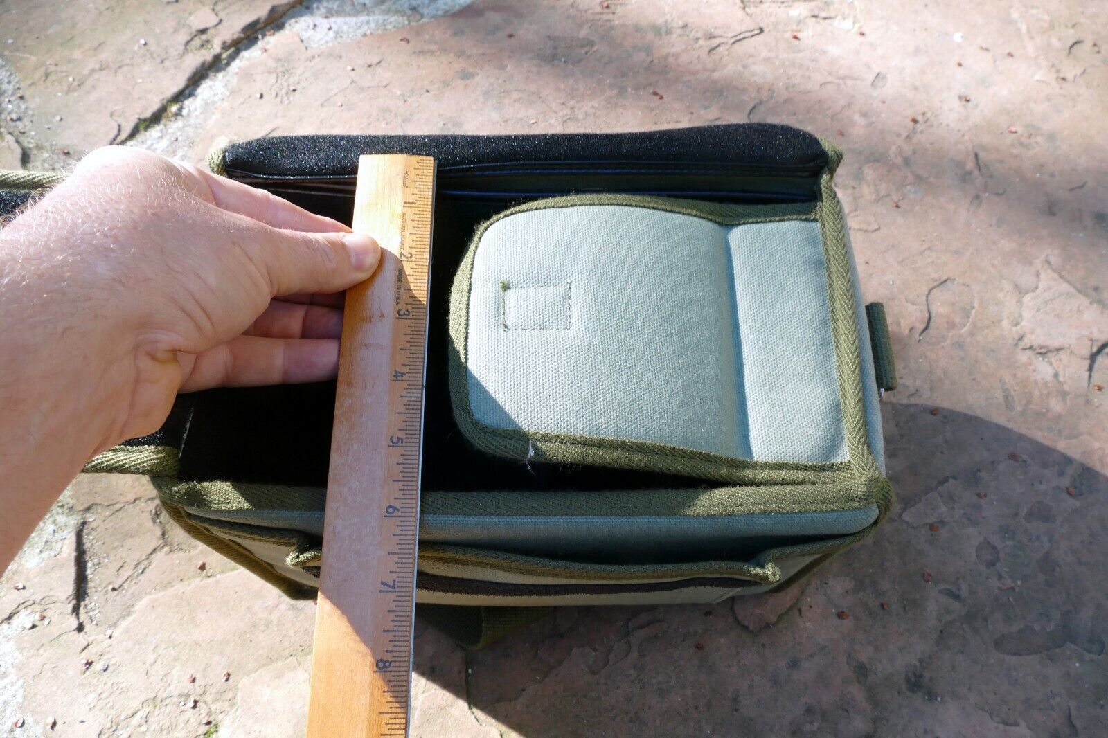 Nikon ME FG camera Case vintage Genuine OEM canvas green khaki