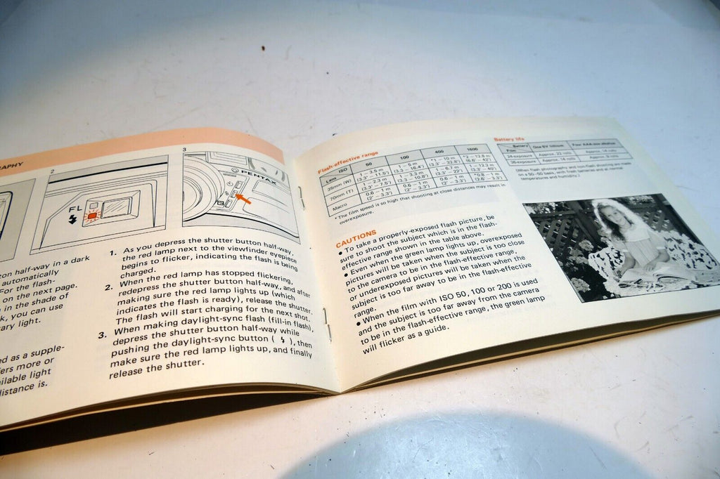 Pentax IQ zoom  35mm Camera User's Manual Instruction Guide