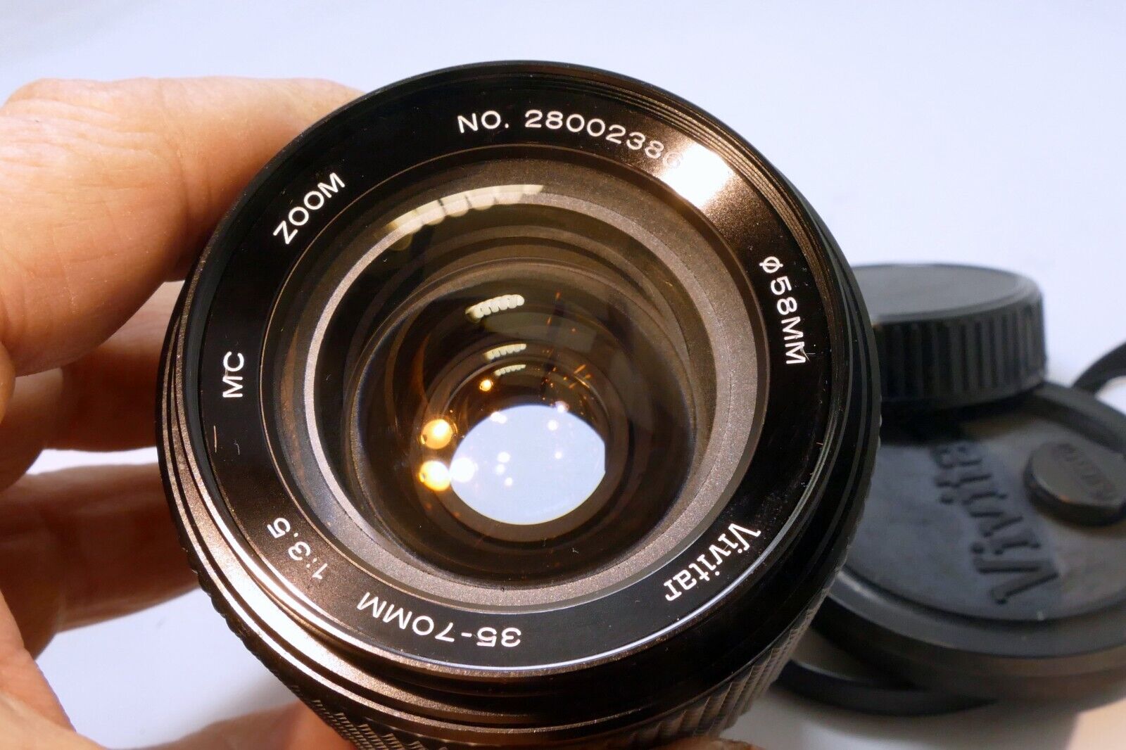 Vivitar 35-70mm f3.5 Manual Focus constant Aperture zoom Lens - Olympus OM mount