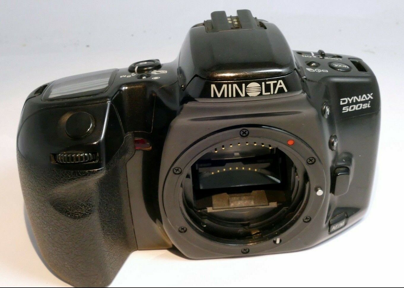 Minolta Maxxum 500si camera body only for parts as found AS IS - UNTESTED