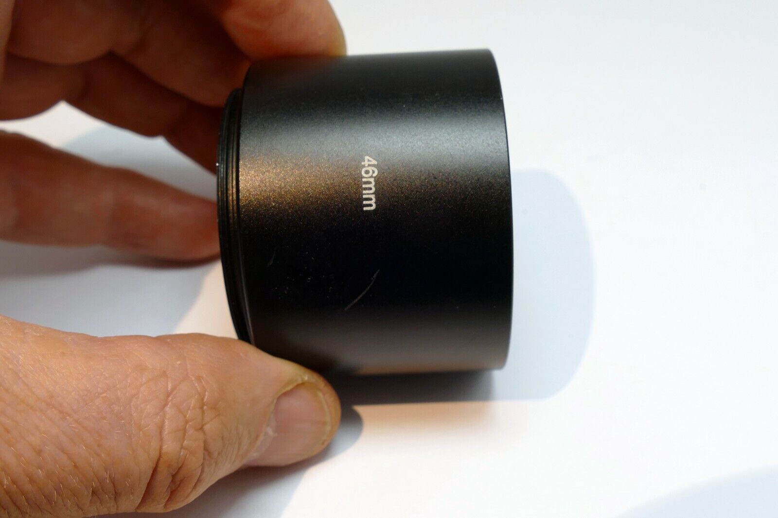 46mm Metal Lens Hood Shade threaded telephoto  200mm 300mm