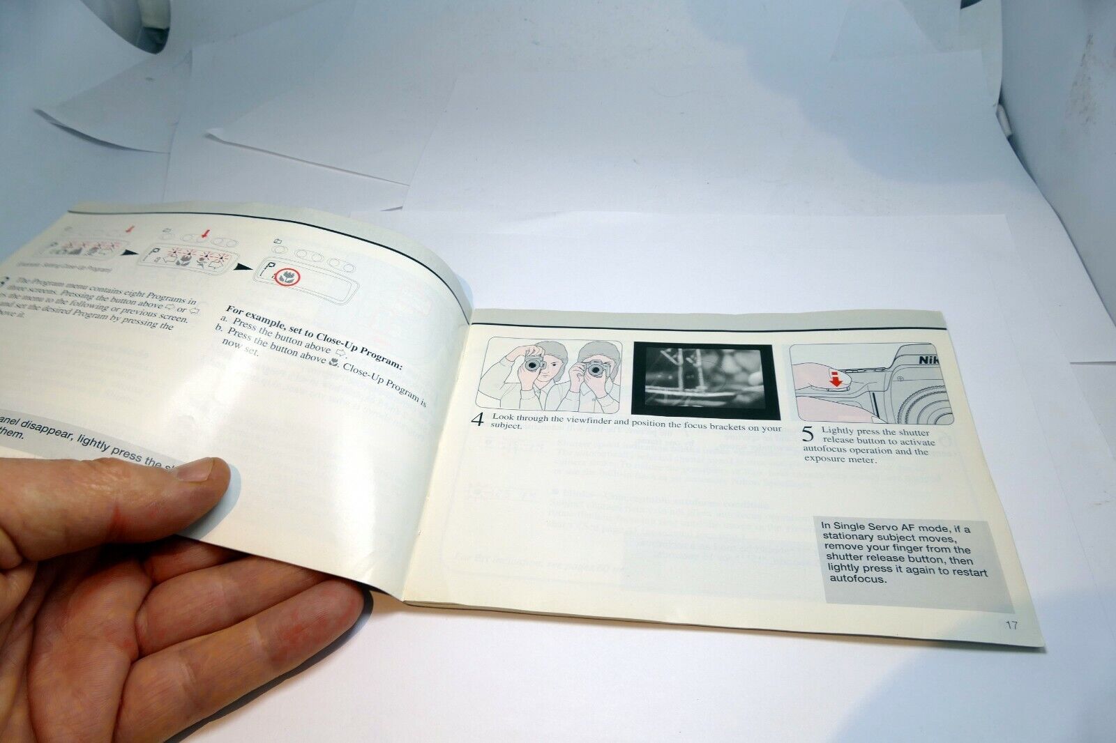 Nikon N50 CAMERA Guide Book  Instruction manual missing cover page