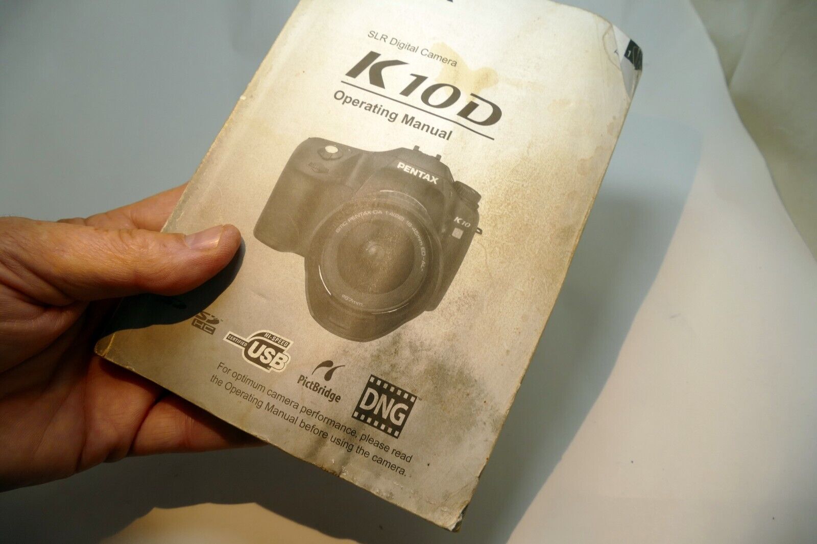 Pentax  K10D Digital Camera Operating Manual Instructions Guide