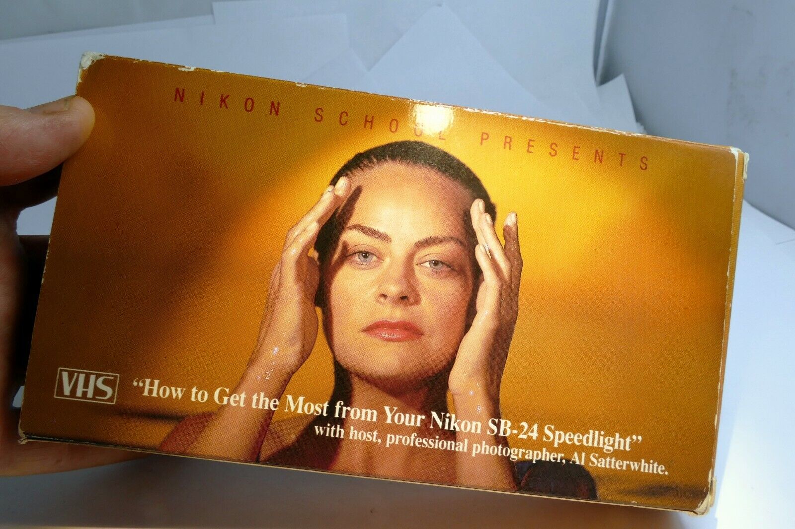 "HOW TO GET THE MOST FROM NIKON SB-24 SPEEDLIGHT" INSTRUCTIONAL VHS VIDEO TAPE