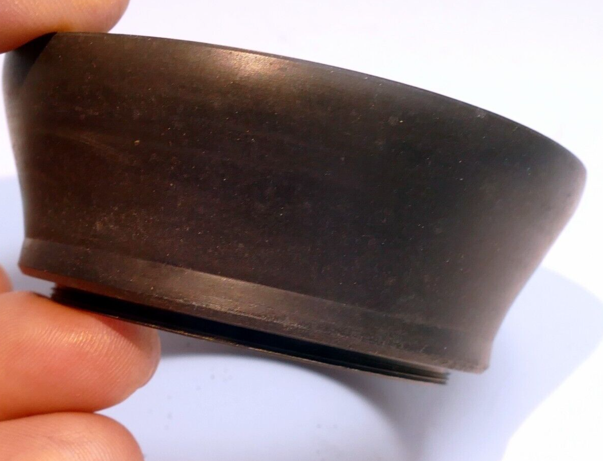 55mm Rubber  Lens Hood Shade single  threaded made in Japan vintage