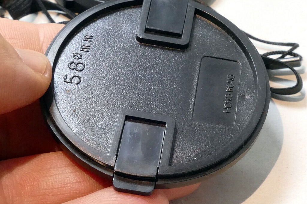 Lens Front Cap 58mm for 18-55mm with camera keeper string