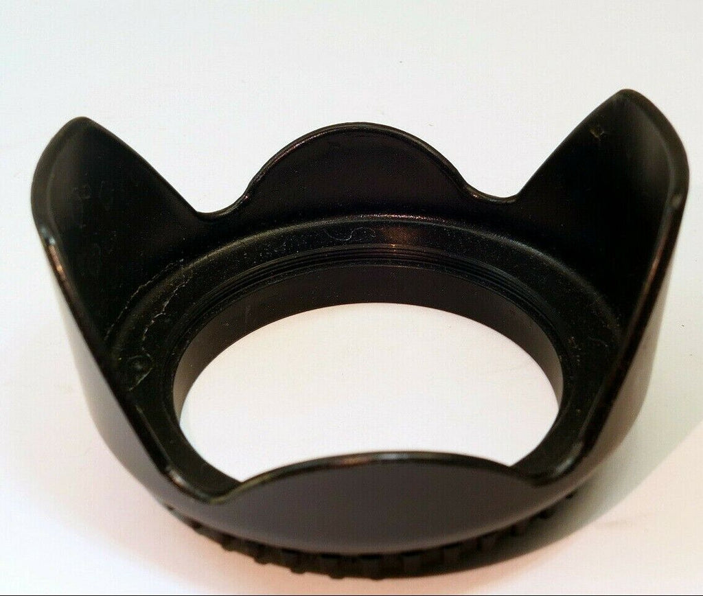 58mm Lens Hood Shade screw in plastic Flower petal shaped