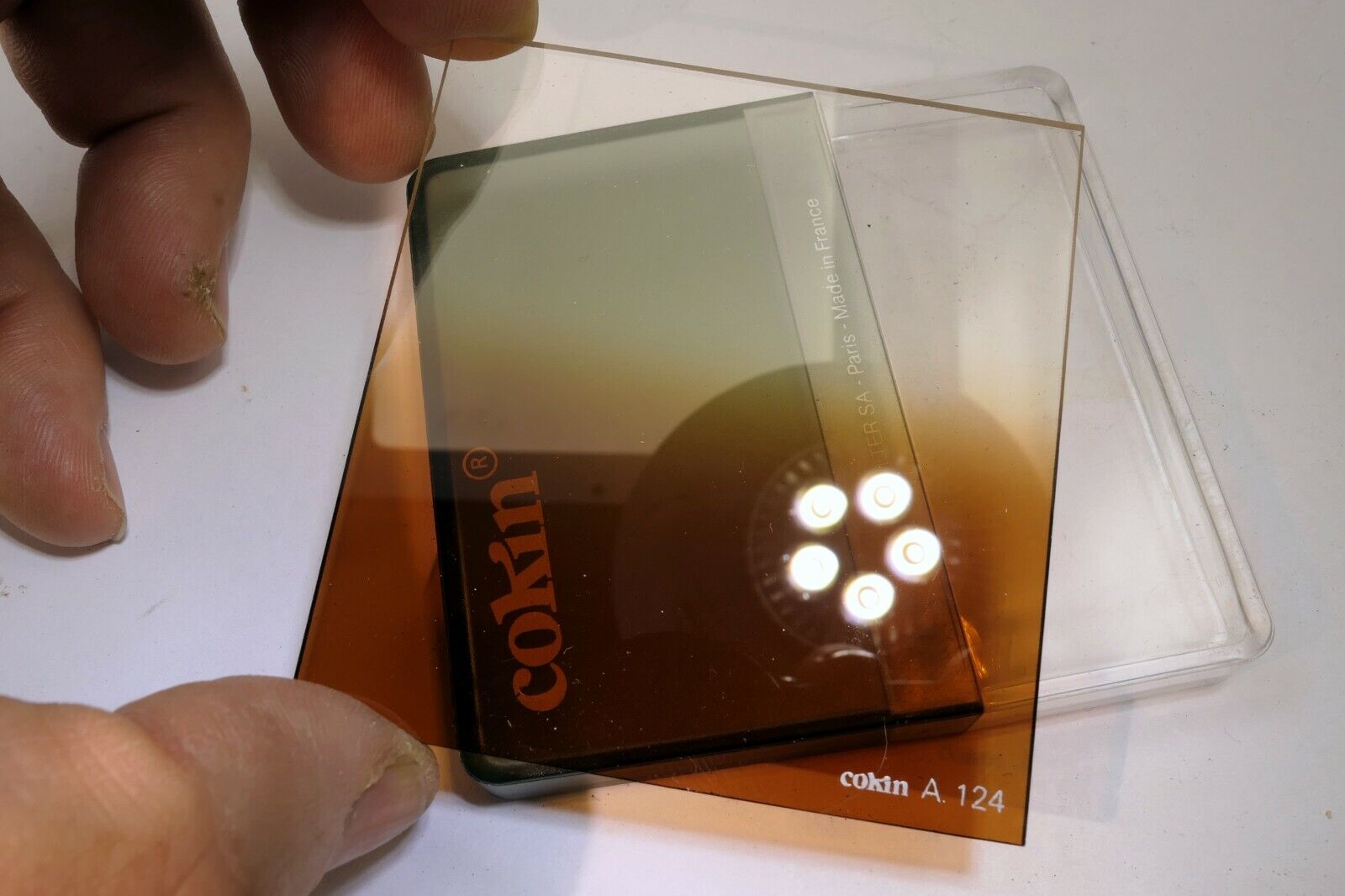 Cokin A 124 Gradual Tobacco T1  Filter Graduated square made in France sepia