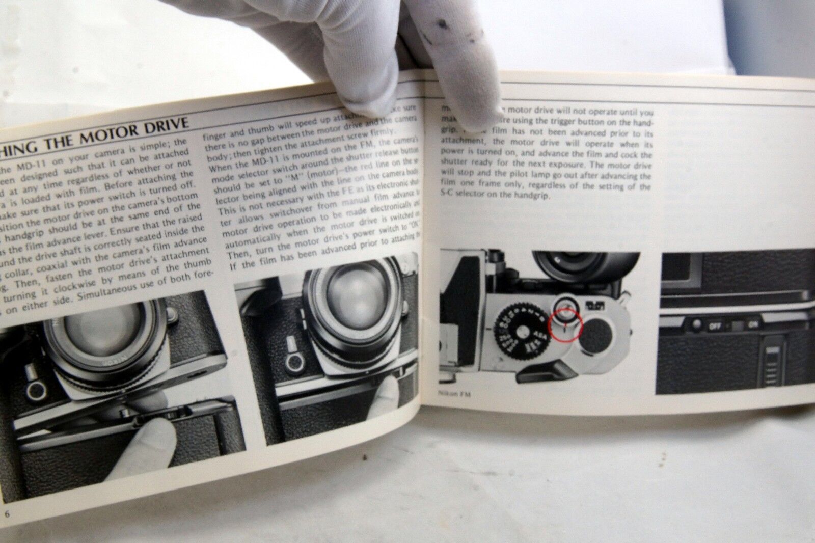 Nikon MD-11 Motor Drive   Instruction Manual Guide Genuine 18 pages 1978