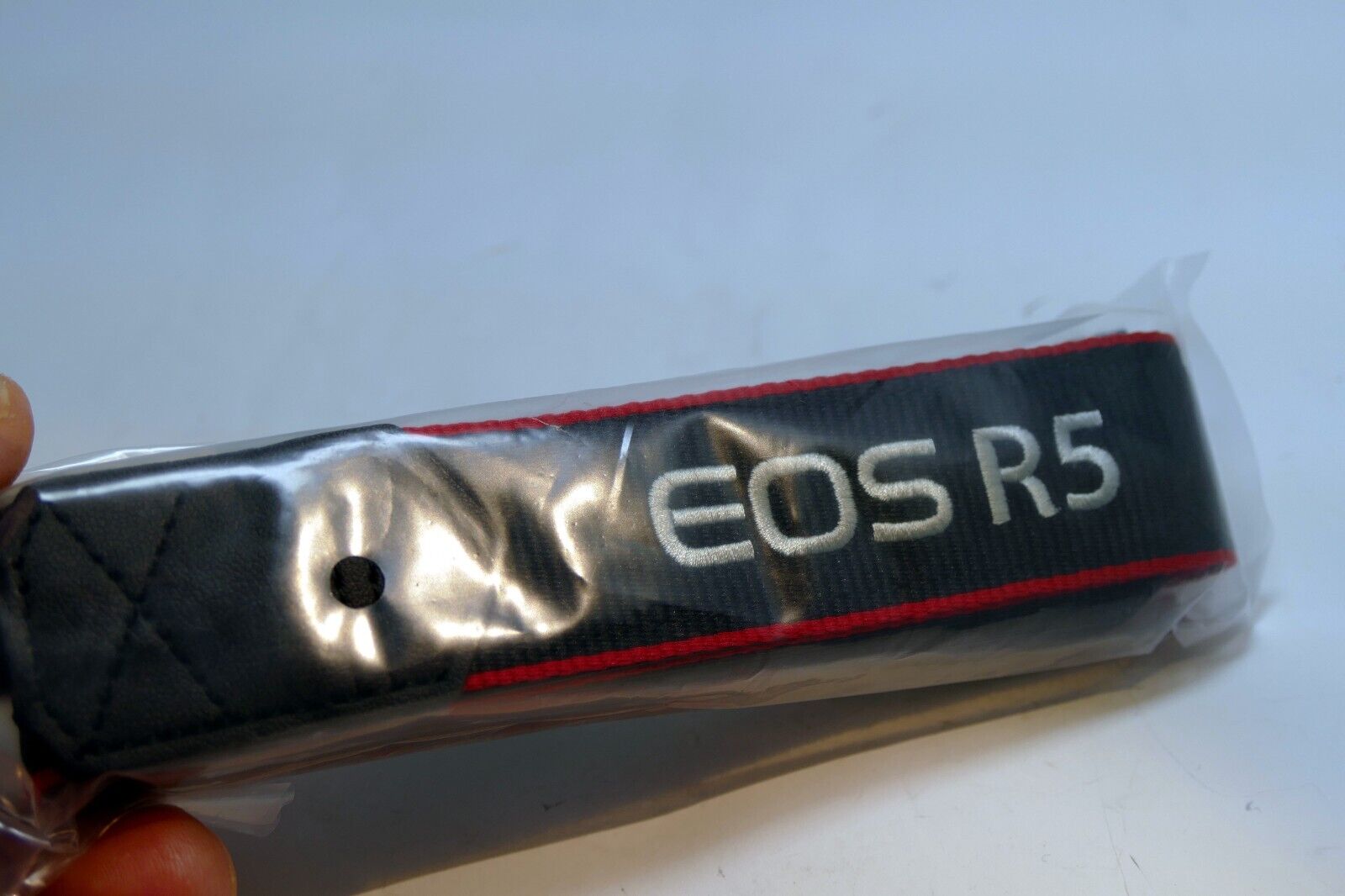 Canon EOS R5 Digital Camera Neck Shoulder Strap Black-Red - Genuine OEM