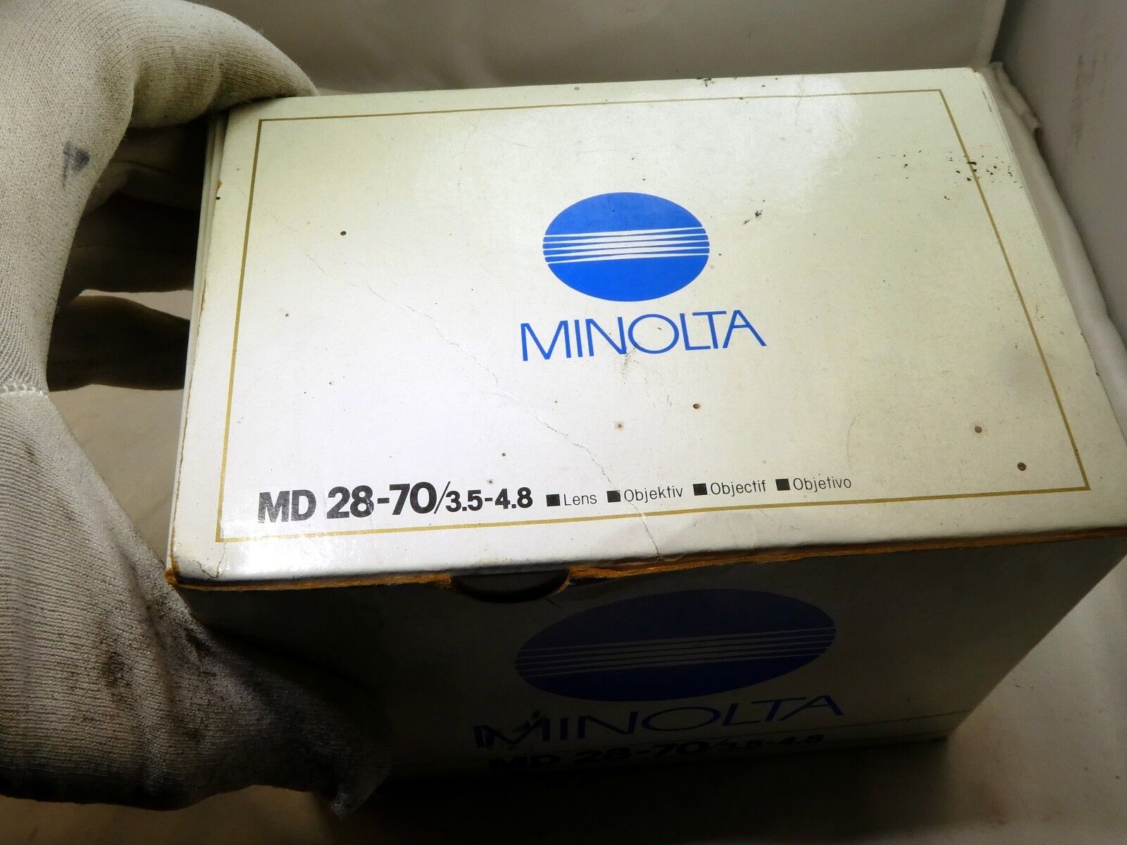 Empty Box for Minolta MD 28-70mm f3.5-4.8  LENS With Sponge Foam insert